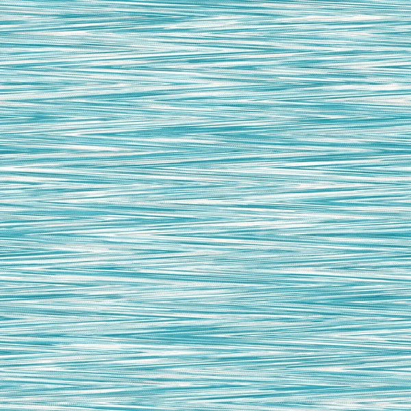 Space dyed coastal marl stripe texture background. Seamless jersey fabric effect repeatable swatch. Coastal marine summer style. — Stock Photo, Image