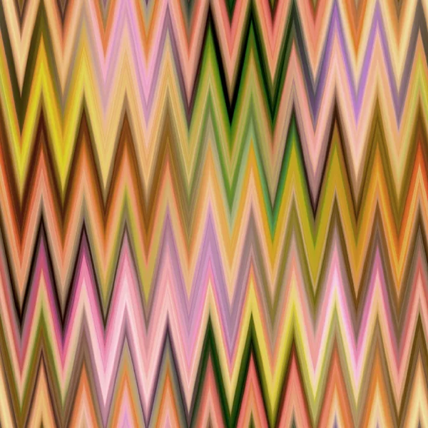 Индонезийский космос окрашен в градиентный икат. Бесшовный разноцветный эффект зигзага. Фон модной печати Ретро 1970-х — стоковое фото
