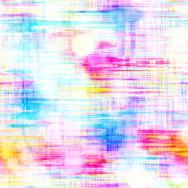 Kusursuz 70 'ler, boya şeritli bokeh desenli. Hippi yaz dalgalı çizgili arka planı mürekkep boyalı efektle tekrarla.