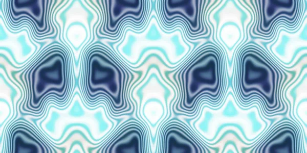 Μαλακό νερό blu αδιάλειπτη λακκούβα μοτίβο των συνόρων. Φρέσκο οργανικό υγρό πισίνα πτώση μπορντούρας περίγραμμα φόντο. Swirl ombre μπλε υποβαθμίσει λωρίδα κορδέλα θαμπάδα. Κυματιστή διακόσμηση για καλοκαιρινό beach design banner. — Φωτογραφία Αρχείου