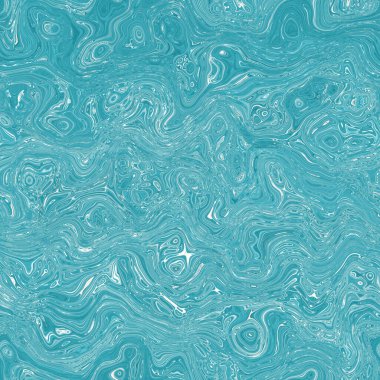 Ege mavisi benekli girdap mermer denizcilik dokusu arka planı. Yaz kıyı yaşam tarzı ev dekorasyonu. Sıvı mavi su akış efekti tekstil dikişsiz desen boyadı.