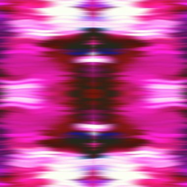 Optik kravat boyası kaleydoskop bulanık doku arka planı. Kusursuz simetri ombre etkisi geçti. 80 'lerin stili eski geometrik ayna deseni. Yüksek çözünürlüklü funky plaj giyin moda tekstili