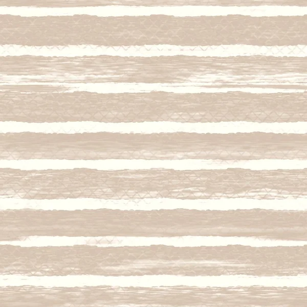 Minimal ecru jute plain horizontal stripe texture pattern. Two tone washed out beach decor background. Modern rustic brown sand color design. Seamless striped distress shabby chic pattern. — Stock Photo, Image