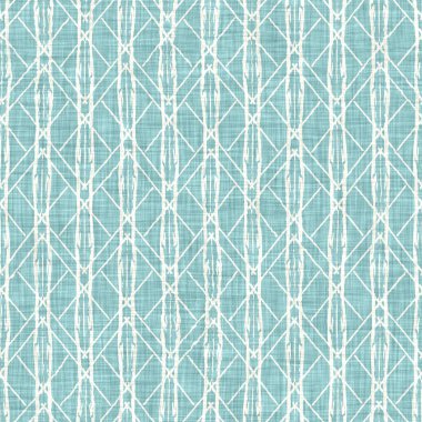 Ege deniz mavisi çizgili desenli keten desenli arka plan. Yazlık yaşam tarzı ev dekorasyonu efekti. Deniz yeşili yıkama grunge dalga çizgisi bulanık. Dekoratif tekstil dikişsiz desen