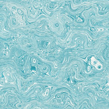 Ege mavisi benekli girdap mermer denizcilik dokusu arka planı. Yaz kıyı yaşam tarzı ev dekorasyonu. Sıvı mavi su akış efekti tekstil dikişsiz desen boyadı.