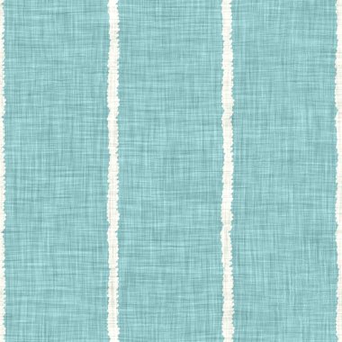 Ege deniz mavisi çizgili desenli keten desenli arka plan. Yazlık yaşam tarzı ev dekorasyonu efekti. Deniz yeşili yıkama grunge dalga çizgisi bulanık. Dekoratif tekstil dikişsiz desen