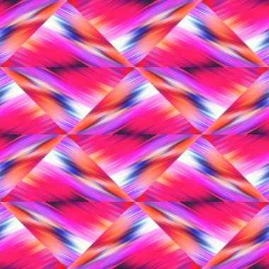 Optik arıza üçgeni boyalı geometrik doku arka planı. Kusursuz sıvı akış efekti yama şebekesi malzemesi. Modern ıslak, çeşitli sıvı bulanıklığı deseni. 