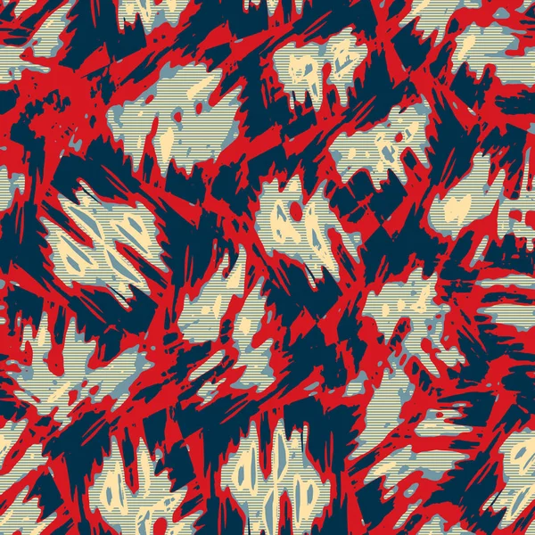 Klassisk marin blå röd sömlös konsistens. Modern retro badkläder mode överallt tryck. Memphis stil maskulin grunge abstrakt bakgrund. Hög kvalitet jpg swatch. — Stockfoto
