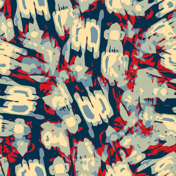 Klassisk marin blå röd sömlös konsistens. Modern retro badkläder mode överallt tryck. Memphis stil maskulin grunge abstrakt bakgrund. Hög kvalitet jpg swatch. — Stockfoto