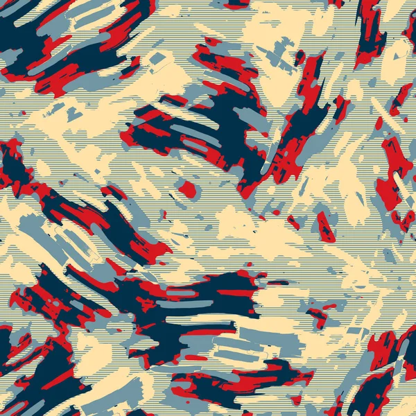 Eğlenceli sarı, kırmızı, soyut, dikişsiz doku. Modern retro-yüzme her yerde moda. Sahilde yaşam yastığı kaplaması ya da sahil evi kumaş arka planı. Yüksek kalite jpg batik swatch.