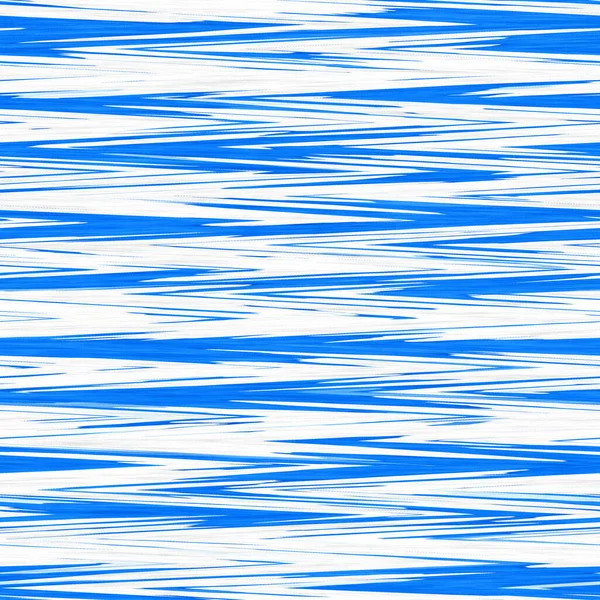 Space dyed coastal marl stripe texture background. Seamless jersey fabric effect repeatable swatch. Coastal marine summer style. — Stock Photo, Image