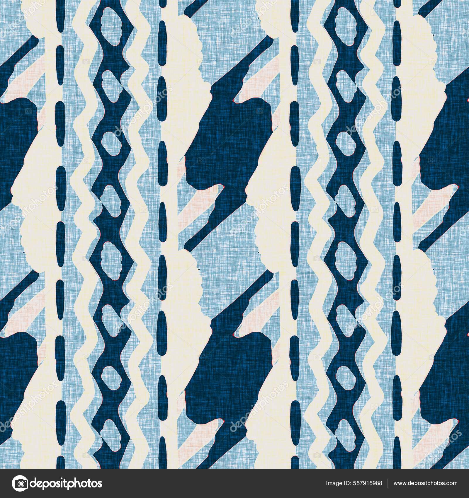 Indigo azul rayas rotas verticales patrón náutico sin costura. Moderno  estampado marinero de rayas de línea, image size:1600x1700