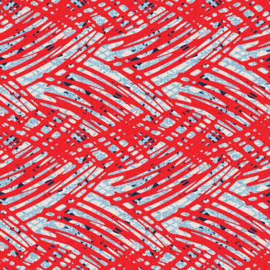 İndigo mavisi yatay kırık çizgili, denizdeki pürüzsüz desen. Modern deniz hattı çizgili denizci baskısı. Klasik Nantucket kumaş tarzı. Yaz deniz dekoru. Hazırsı erkeksi moda baskısı.