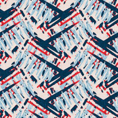 İndigo mavisi noktalı şebeke, denizdeki kusursuz şablonu kontrol et. Modern düzensiz deniz çizgisi geometrik denizci baskısı. Klasik Nantucket kumaş tarzı. Yaz deniz dekoru. Erkeksi moda baskısı