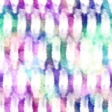 Kusursuz 70 'ler, boya şeritli bokeh desenli. Hippi yaz dalgalı çizgili arka planı mürekkep boyalı efektle tekrarla.