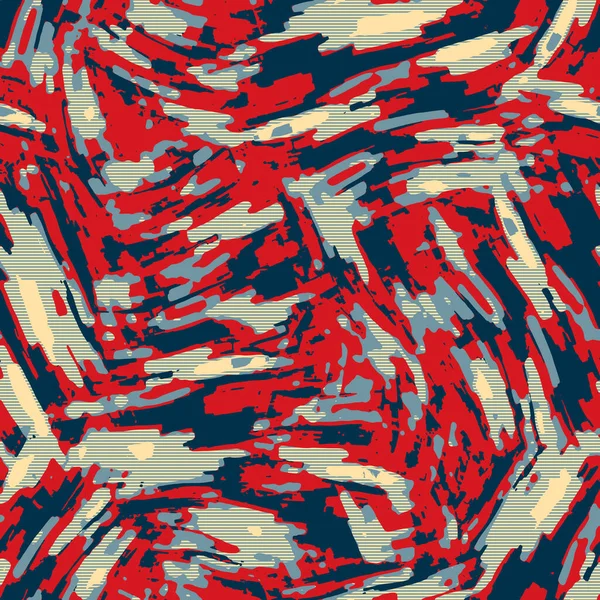 Klasik deniz mavisi, kırmızı, sarı, dikişsiz doku. Modern retro-yüzme modadan izler giyer. Memphis tarzı maskülen grunge soyut arka plan. Yüksek kaliteli jpg kumaşı.