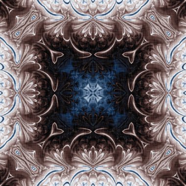 Koyu mavi bandana tarzı kravat izi. Kusursuz etnik ipekten ev dekorasyonu, erkeksi renkte fayanslar. Modern vintage yastık, yastık ve boho moda tekrarı için.