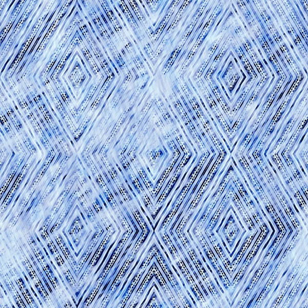 Çivit mavisi grunge çamaşır bezi izi deseni. Modern rustik nantucket solgun aşınmış kumaş efektli arka plan. Erkek kravatı ev deco moda geometrik tasarımı boyanmış