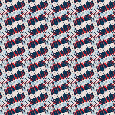 İndigo mavisi noktalı şebeke, denizdeki kusursuz şablonu kontrol et. Modern düzensiz deniz çizgisi geometrik denizci baskısı. Klasik Nantucket kumaş tarzı. Yaz deniz dekoru. Erkeksi moda baskısı