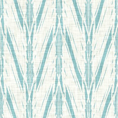 Ege deniz mavisi çizgili desenli keten desenli arka plan. Yazlık yaşam tarzı ev dekorasyonu efekti. Deniz yeşili yıkama grunge dalga çizgisi bulanık. Dekoratif tekstil dikişsiz desen