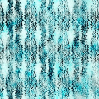 Ege Teal mavisi grunge boyalı kan lekeli keten desenli yıkama. Denizcilik tarzında modern tekstil efektleri. Erkeksi kravat boyası, ev dekorasyonu, çizgili tasarım.