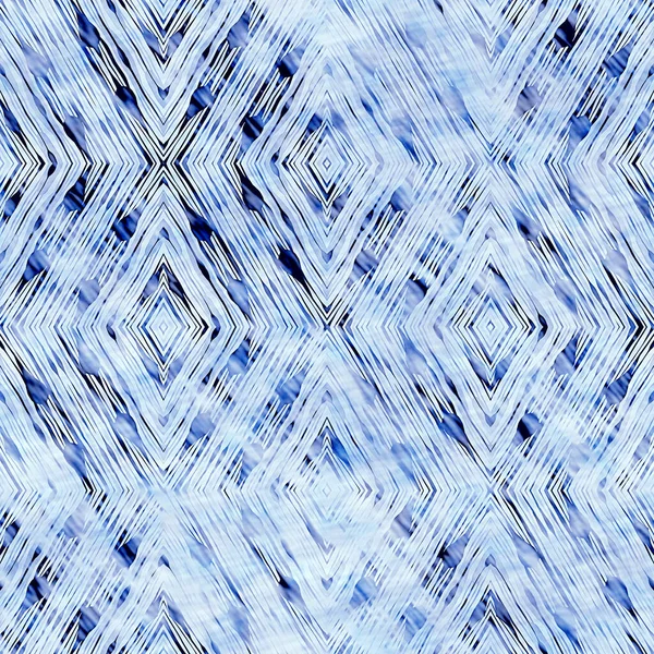 Çivit mavisi grunge çamaşır bezi izi deseni. Modern rustik nantucket solgun aşınmış kumaş efektli arka plan. Erkek kravatı ev deco moda geometrik tasarımı boyanmış