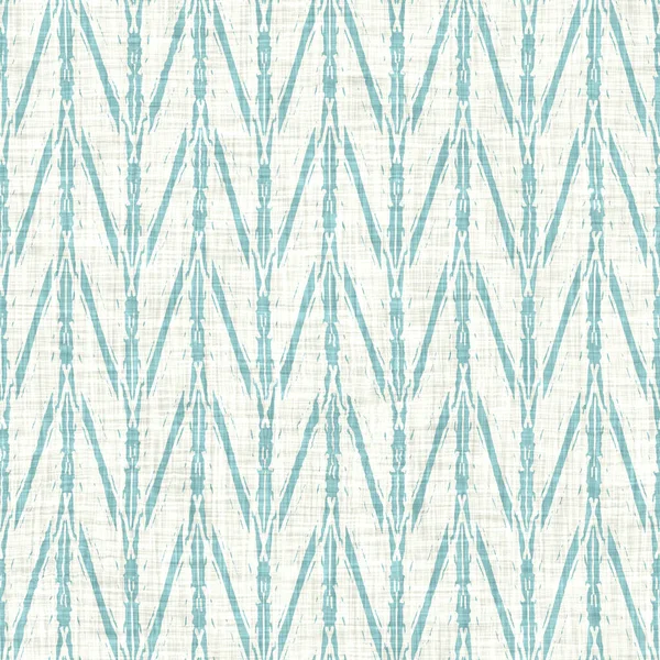 Ege deniz mavisi çizgili desenli keten desenli arka plan. Yazlık yaşam tarzı ev dekorasyonu efekti. Deniz yeşili yıkama grunge dalga çizgisi bulanık. Dekoratif tekstil dikişsiz desen