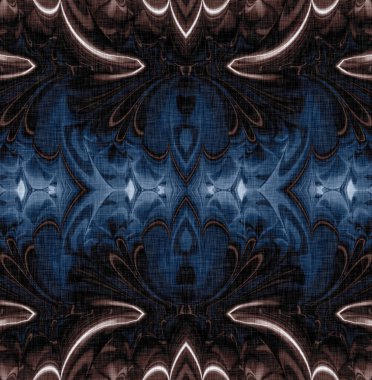 Koyu mavi bandana tarzı kravat izi. Kusursuz etnik ipekten ev dekorasyonu, erkeksi renkte fayanslar. Modern vintage yastık, yastık ve boho moda tekrarı için.