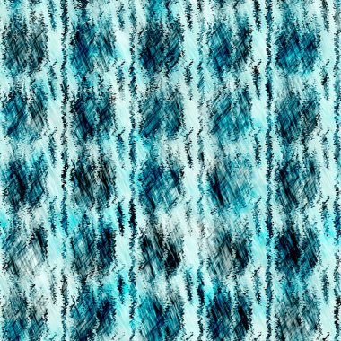 Ege Teal mavisi grunge boyalı kan lekeli keten desenli yıkama. Denizcilik tarzında modern tekstil efektleri. Erkeksi kravat boyası, ev dekorasyonu, çizgili tasarım.