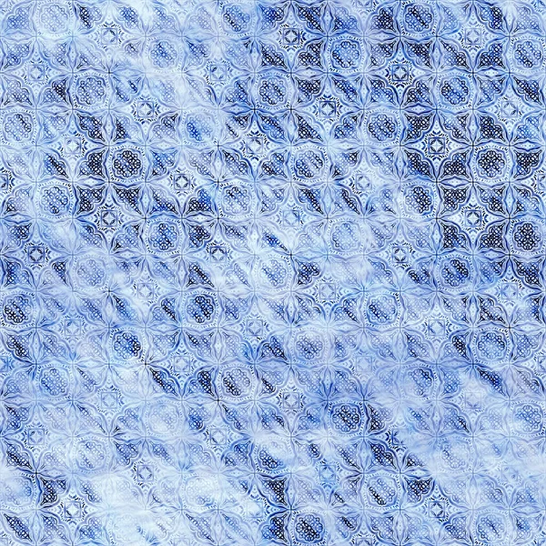 Çivit mavisi grunge çamaşır bezi izi deseni. Modern rustik nantucket solgun aşınmış kumaş efektli arka plan. Erkek kravatı ev deco moda geometrik tasarımı boyanmış