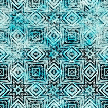 Ege Teal Green grunge keten izi örneği. Modern rustik nantucket, denizcilik tarzında kumaş tekstil etkisine zarar vermiştir. Kravat boyası ev dekorasyonu moda geometrik tasarımı