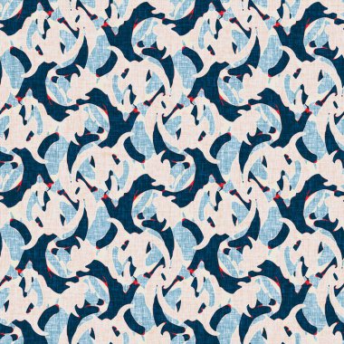  Modern düzensiz deniz çizgisi geometrik denizci baskısı. Klasik Nantucket kumaş tarzı. Yaz deniz dekoru. Erkeksi moda baskısı. Çivit mavisi benekli ızgara kontrol denizdeki pürüzsüz desen.