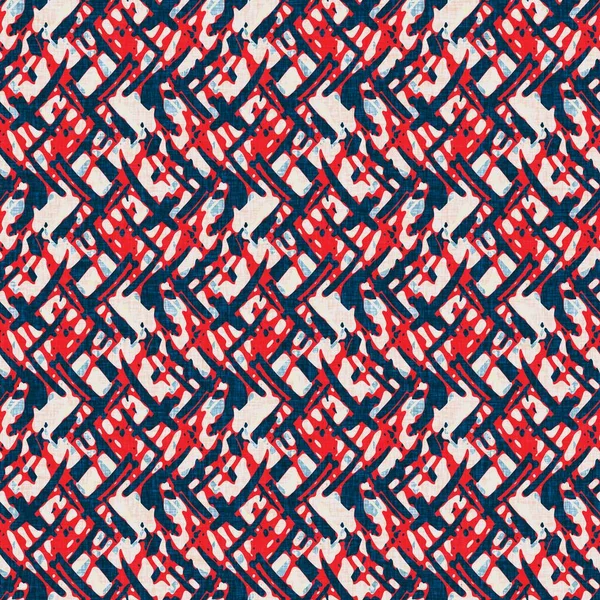 İndigo mavisi noktalı şebeke, denizdeki kusursuz şablonu kontrol et. Modern düzensiz deniz çizgisi geometrik denizci baskısı. Klasik Nantucket kumaş tarzı. Yaz deniz dekoru. Erkeksi moda baskısı