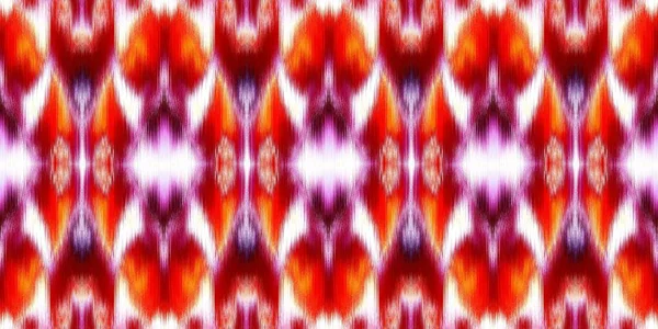 Geometrikus nyári ombre nyakkendő festék batik csík szegély minta. Zökkenőmentes shibori tér festett csíkos hatás divat szegélyezés. Kimosta a boho beach-i szalagot végtelen szalagban.. — Stock Fotó