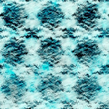 Ege Teal mavisi grunge boyalı kan lekeli keten desenli yıkama. Denizcilik tarzında modern tekstil efektleri. Erkeksi kravat boyası, ev dekorasyonu, çizgili tasarım.