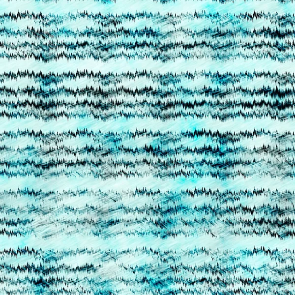 Ege Teal mavisi grunge boyalı kan lekeli keten desenli yıkama. Denizcilik tarzında modern tekstil efektleri. Erkeksi kravat boyası, ev dekorasyonu, çizgili tasarım.