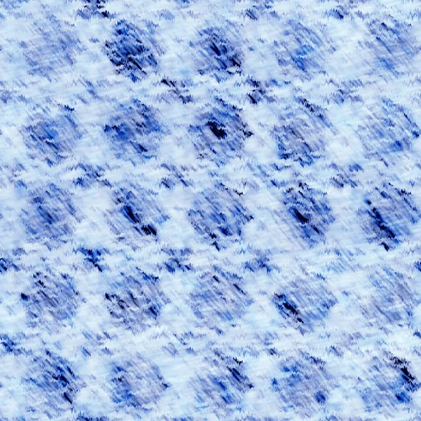 Indigo blue mottled grunge wash linnen print pattern. Vintage nantucket distress fabric textiled effect background in nautical maritime style. Masculine tie dyed worn home deco fashion batik design — 스톡 사진