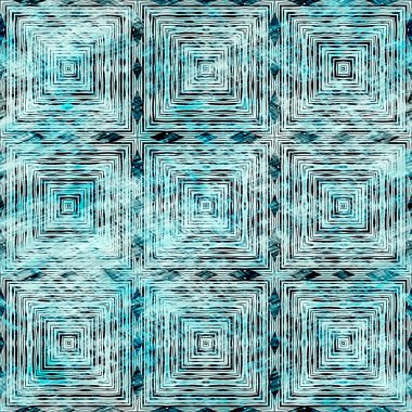 Ege Teal Green grunge keten izi örneği. Modern rustik nantucket, denizcilik tarzında kumaş tekstil etkisine zarar vermiştir. Kravat boyası ev dekorasyonu moda geometrik tasarımı