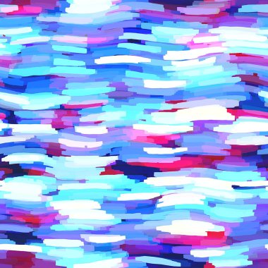 Dalgalı, dalgalı, dalgalı, pürüzsüz bir arka plan. Plaj mayosu için farklı renk karışımı, modaya uygun moda baskı. Seriler dijital suluboya etkisi yaratıyor. Yüksek çözünürlüklü tekrarlama materyali.