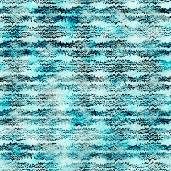 Aegean Teal blue grunge barvené krvácející praní skvrnité prádlo vzor. Moderní problémové pozadí textilní efekt v námořním stylu. Mužská kravata barvivo nosí doma dekor módní pruhovaný design — Stock fotografie