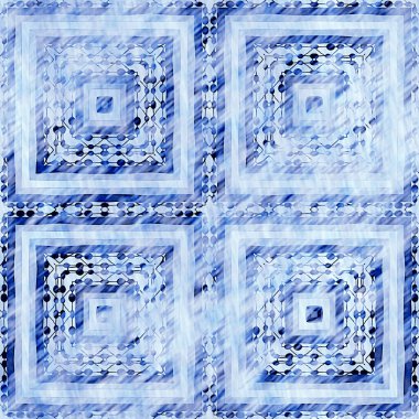 Çivit mavisi grunge çamaşır bezi izi deseni. Modern rustik nantucket solgun aşınmış kumaş efektli arka plan. Erkek kravatı ev deco moda geometrik tasarımı boyanmış