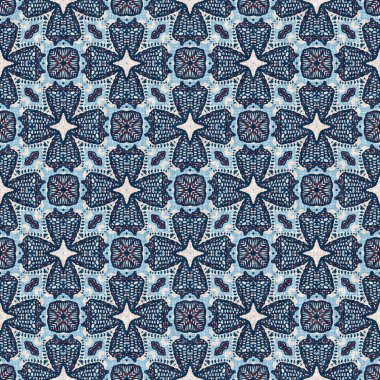  Modern marin geometrik kaleydoskop denizci baskısı. Nantucket kumaş tarzı. Yaz kırsal erkeksi giyimli keten etkisi deniz dekoru. Çivit mavisi, kırmızı, batik, jeo, denizcilik, kusursuz desen..