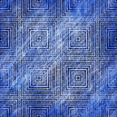  Modern rustik nantucket, denizcilik tarzında kumaş tekstil etkisine zarar vermiştir. Erkeksi kravat boyası ev deco moda geometrik tasarım. İndigo mavisi grunge yıkama bezi deseni..