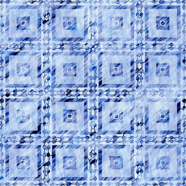  Modern rustik nantucket solgun aşınmış kumaş efektli arka plan. Erkeksi kravat ev deco moda geometrik tasarım. İndigo mavisi grunge çamaşır izi deseni..