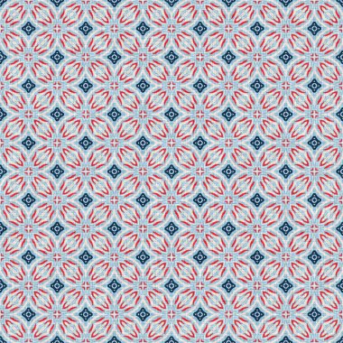  Modern marin geometrik kaleydoskop denizci baskısı. Nantucket kumaş tarzı. Yaz kırsal erkeksi giyimli keten etkisi deniz dekoru. Çivit mavisi, kırmızı, batik, jeo, denizcilik, kusursuz desen..