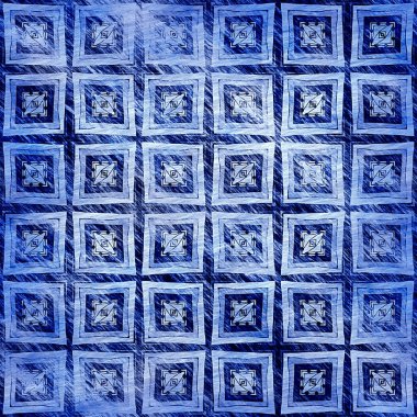  Modern rustik nantucket, denizcilik tarzında kumaş tekstil etkisine zarar vermiştir. Erkeksi kravat boyası ev deco moda geometrik tasarım. İndigo mavisi grunge yıkama bezi deseni..