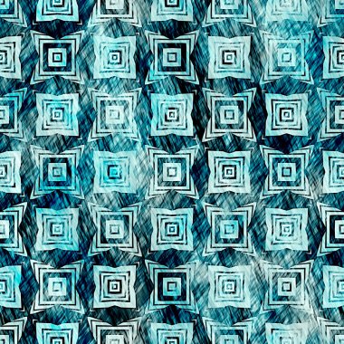  Modern rustik nantucket, denizcilik tarzında kumaş tekstil etkisine zarar vermiştir. Kravat boyası, ev dekoru, geometrik tasarım. Ege Teal yeşili grunge çamaşır izi deseni..