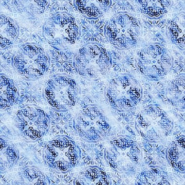  Modern rustik nantucket solgun aşınmış kumaş efektli arka plan. Erkeksi kravat ev deco moda geometrik tasarım. İndigo mavisi grunge çamaşır izi deseni..