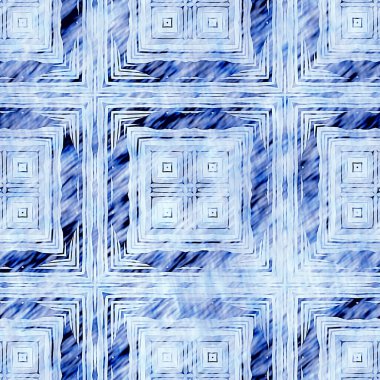  Modern rustik nantucket solgun aşınmış kumaş efektli arka plan. Erkeksi kravat ev deco moda geometrik tasarım. İndigo mavisi grunge çamaşır izi deseni..