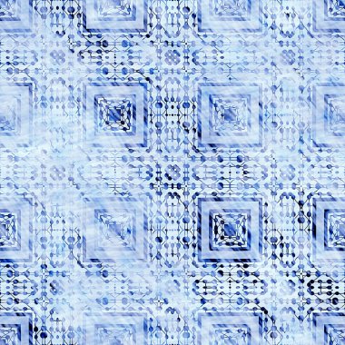  Modern rustik nantucket solgun aşınmış kumaş efektli arka plan. Erkeksi kravat ev deco moda geometrik tasarım. İndigo mavisi grunge çamaşır izi deseni..